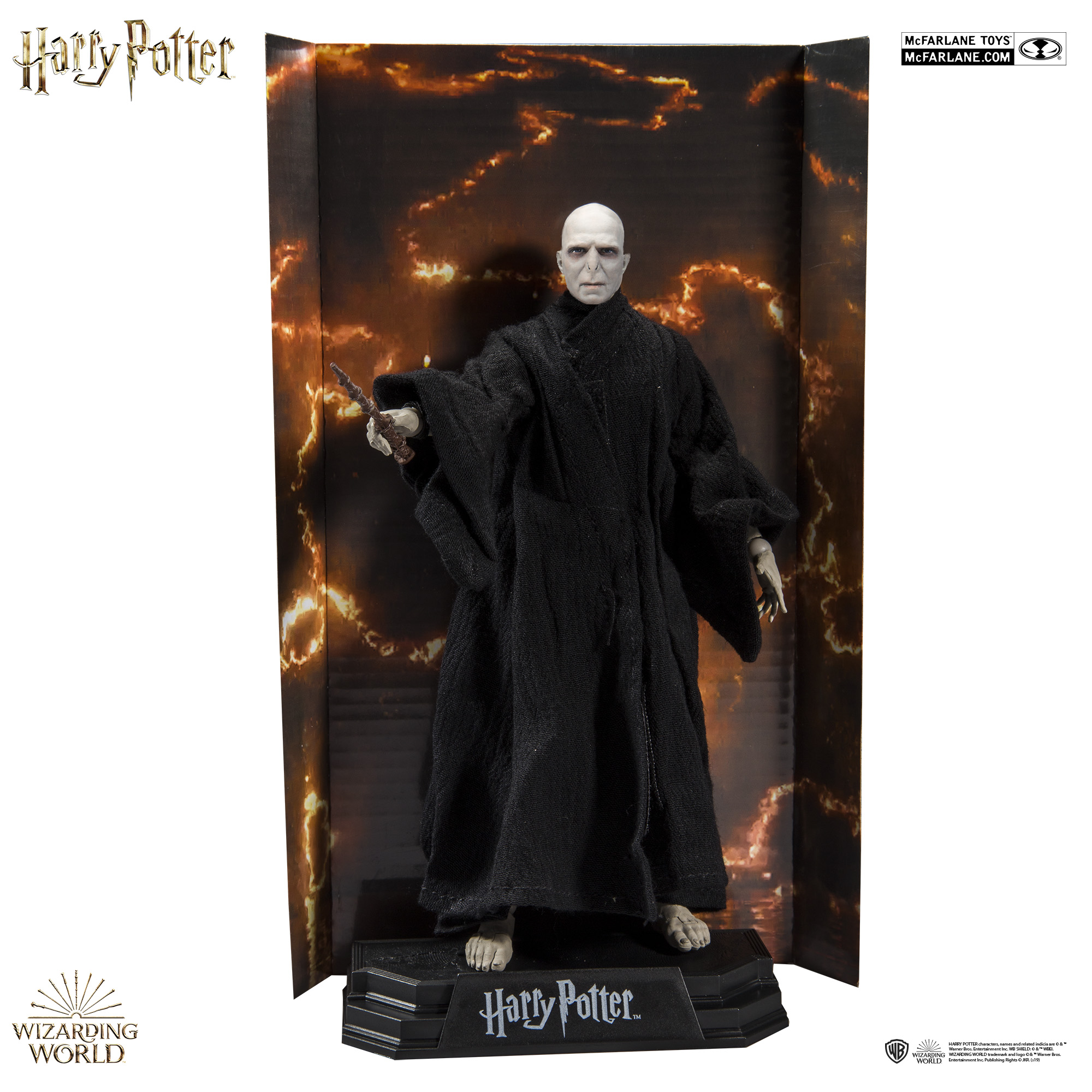 HARRY POTTER 7" LORD VOLDEMORT ACTION FIGURE MCFARLANE TOYS 