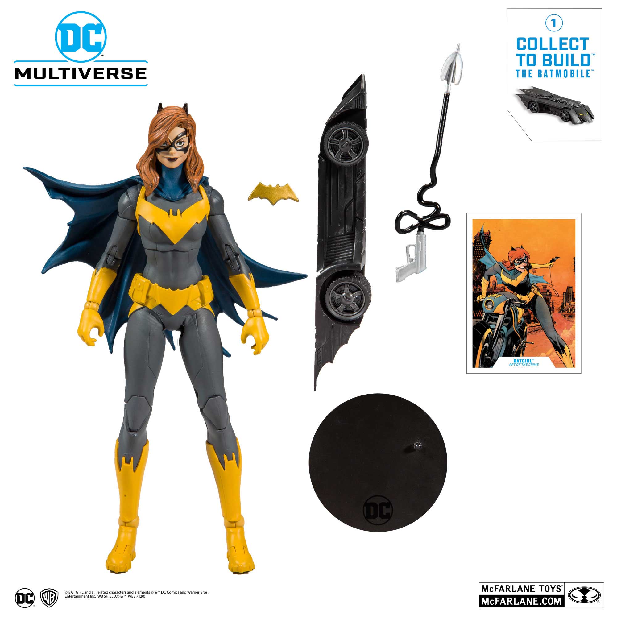 McFarlane Toys DC Multiverse Batgirl Art of The Crime 7" Action Figure for sale online 