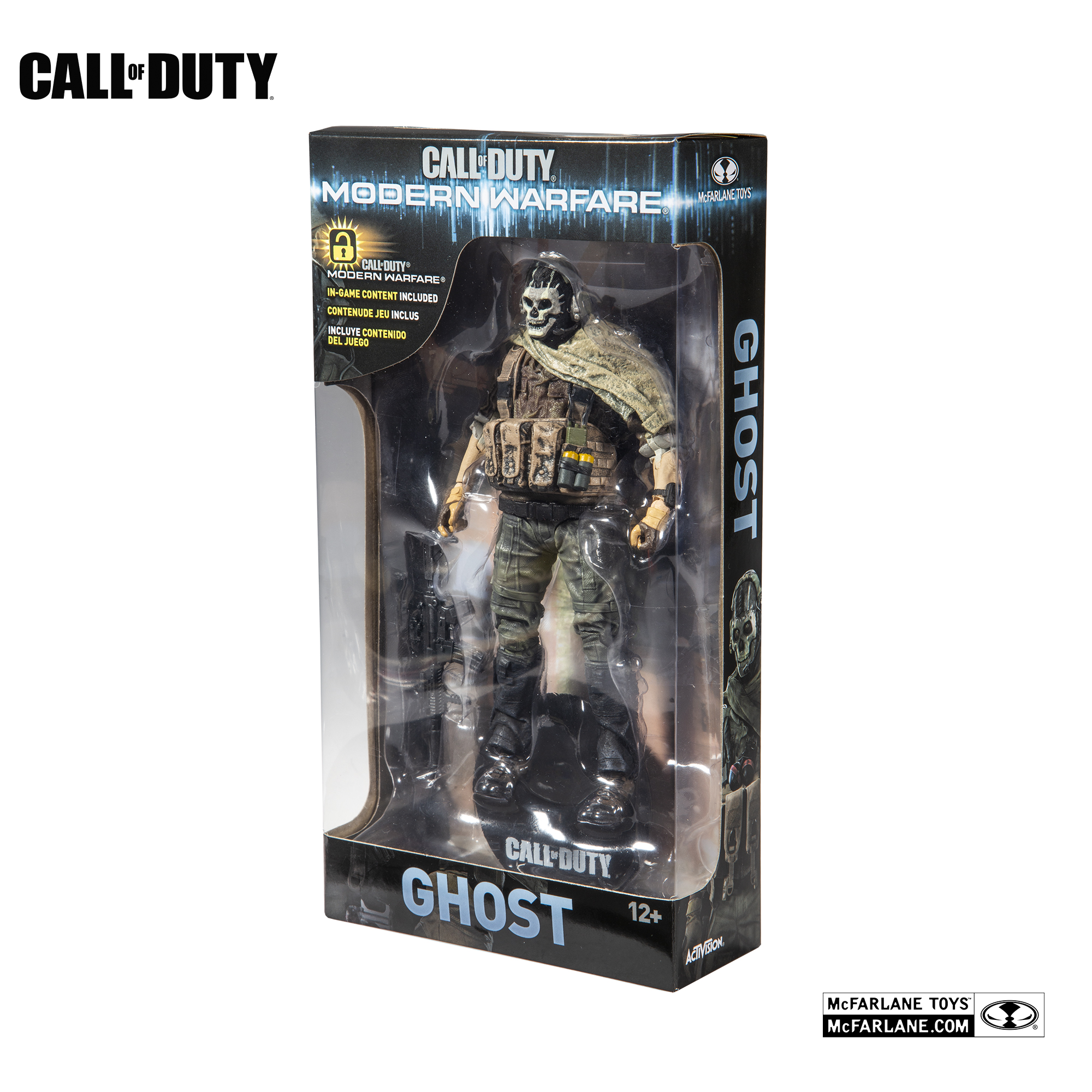 GHOST Action Figure Call Of Duty Modern Warfare NEW IN HAND FREE SHIPPING 