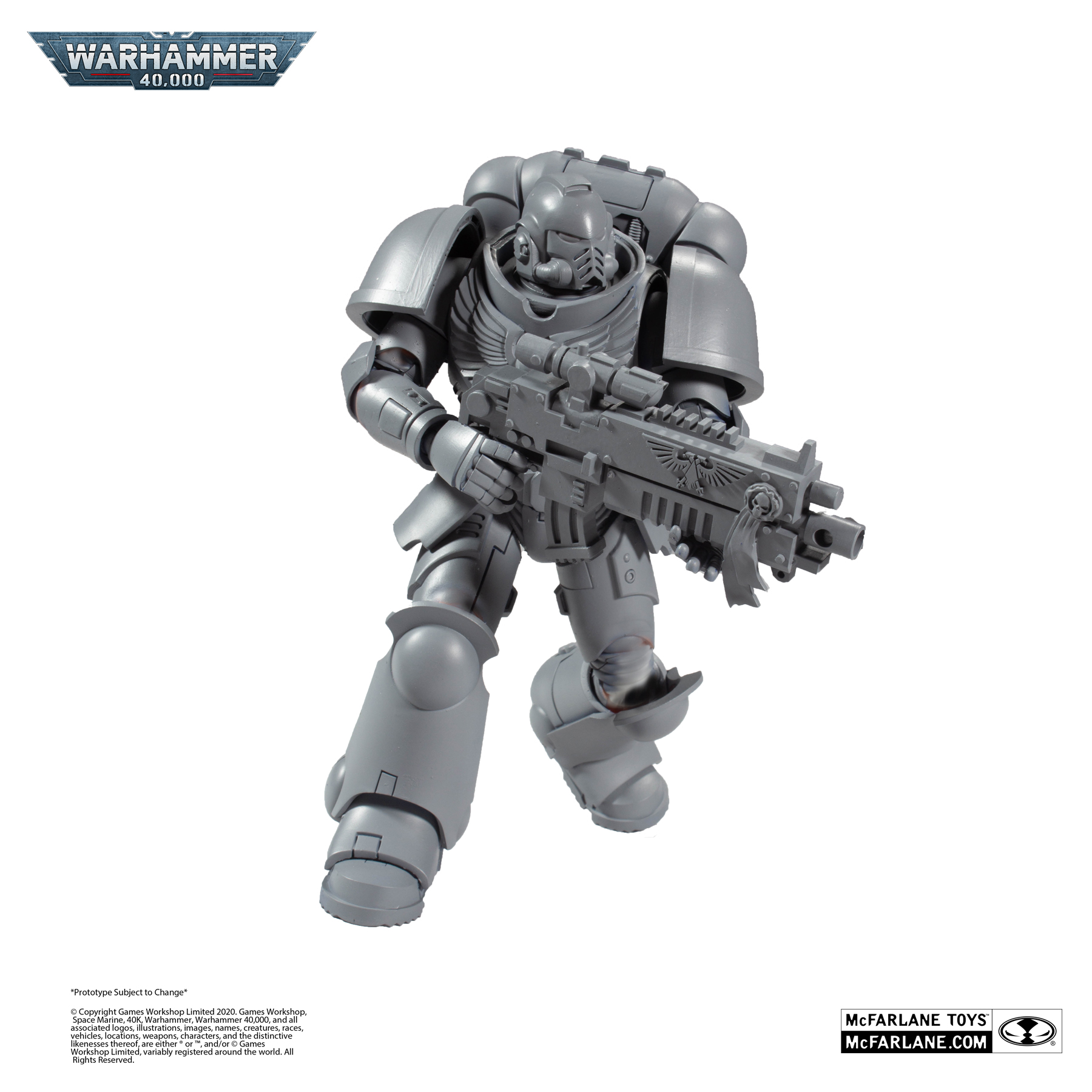 McFarlane Toys Warhammer 40k Space Marine Primaris Action Figure for sale online 