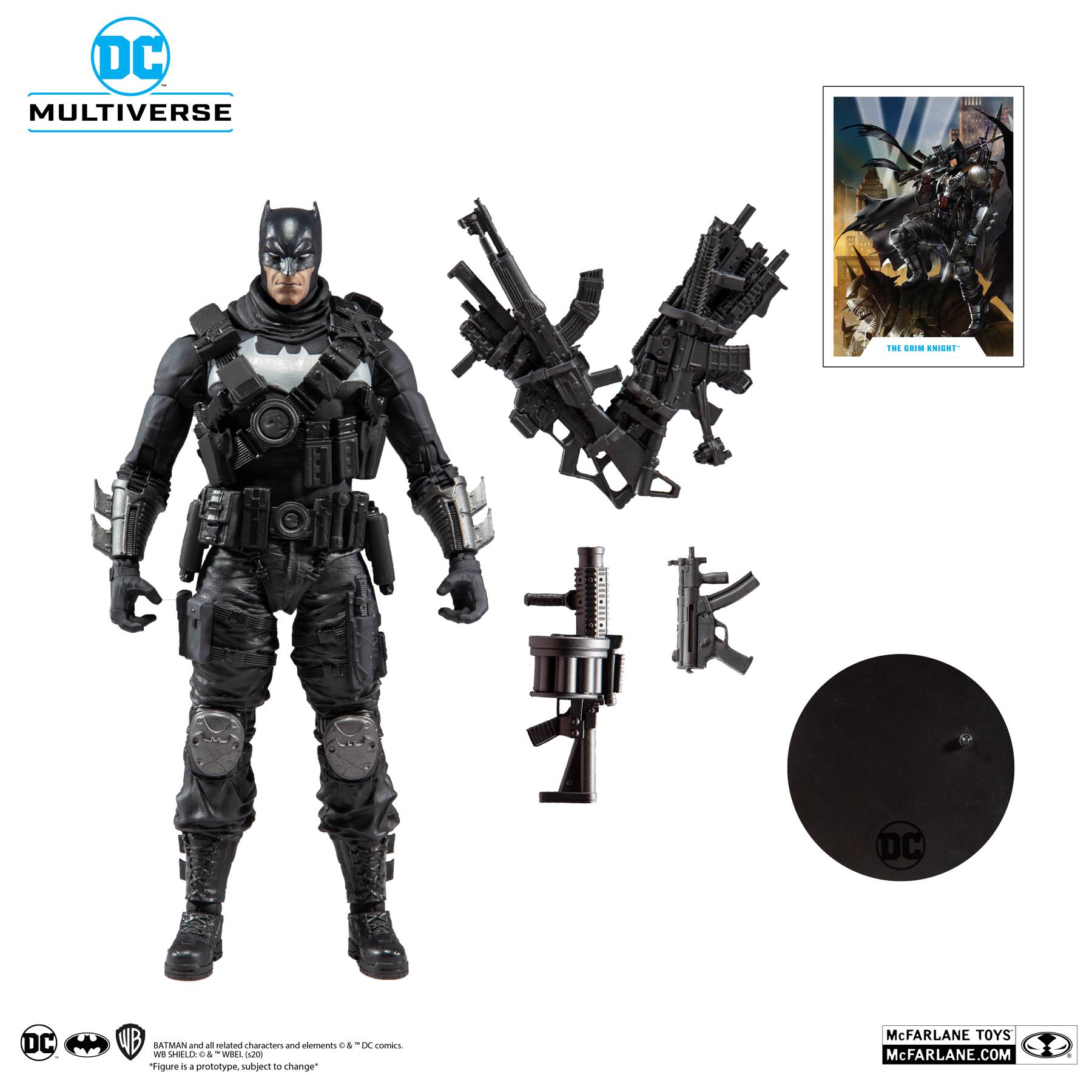 DC Multiverse The Grim Knight McFarlane Batman 7 inch Action Figure for sale online 