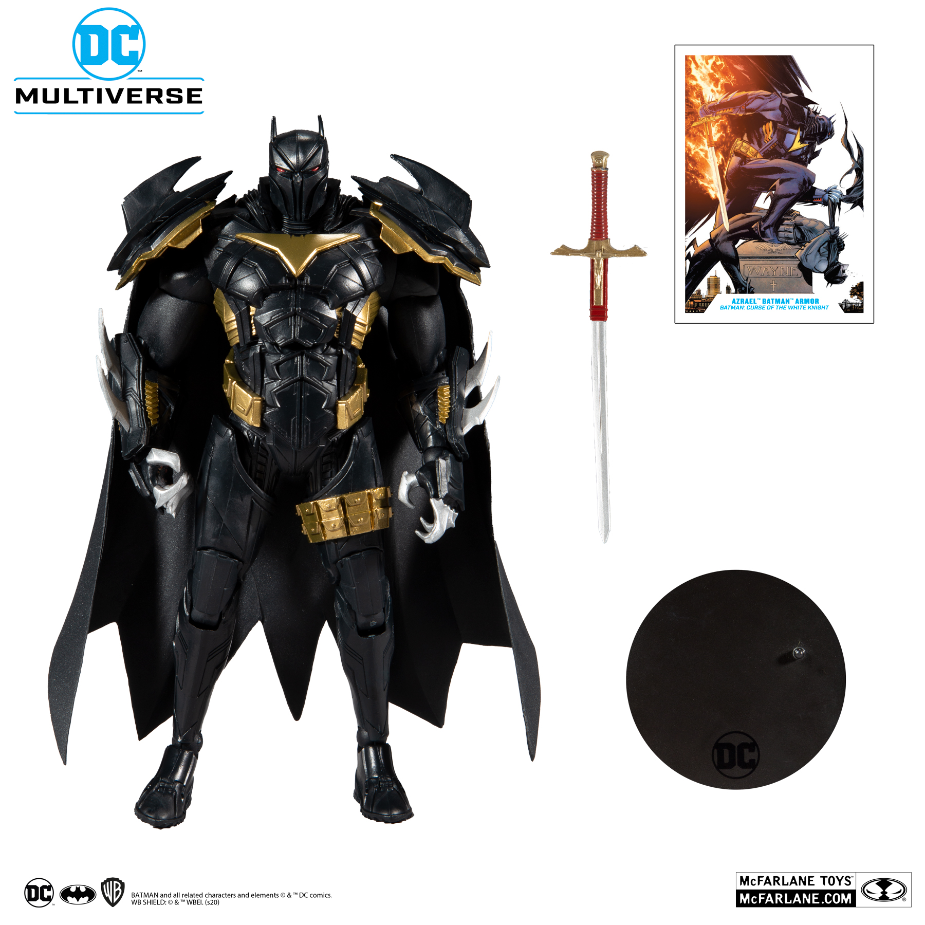 McFarlane Toys DC Multiverse Azrael Batman Armor 7 inch Action Figure for sale online 