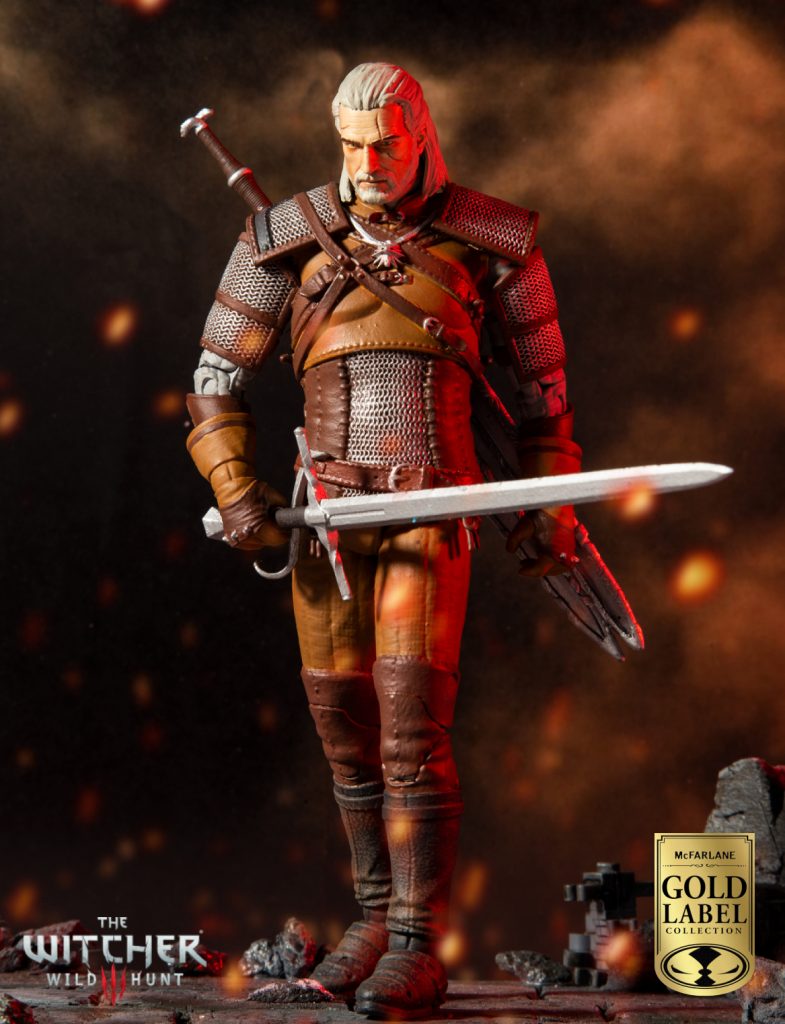 The Witcher Geralt of Rivia Gold Label Series 18 cm Action Figur McFarlane 