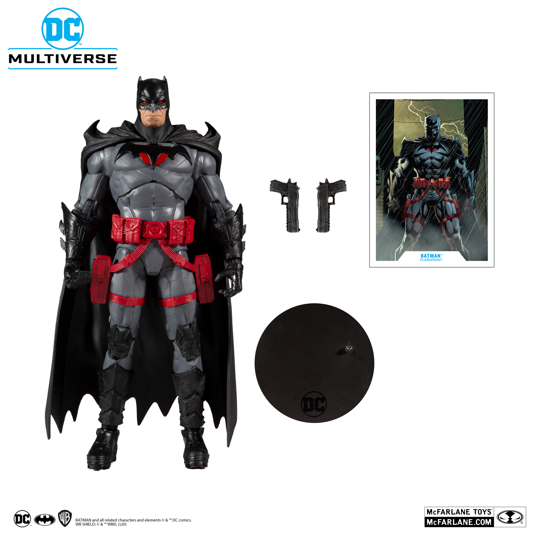 Flashpoint 7inch DC Multiverse McFarlane Figure Batman Thomas Wayne 