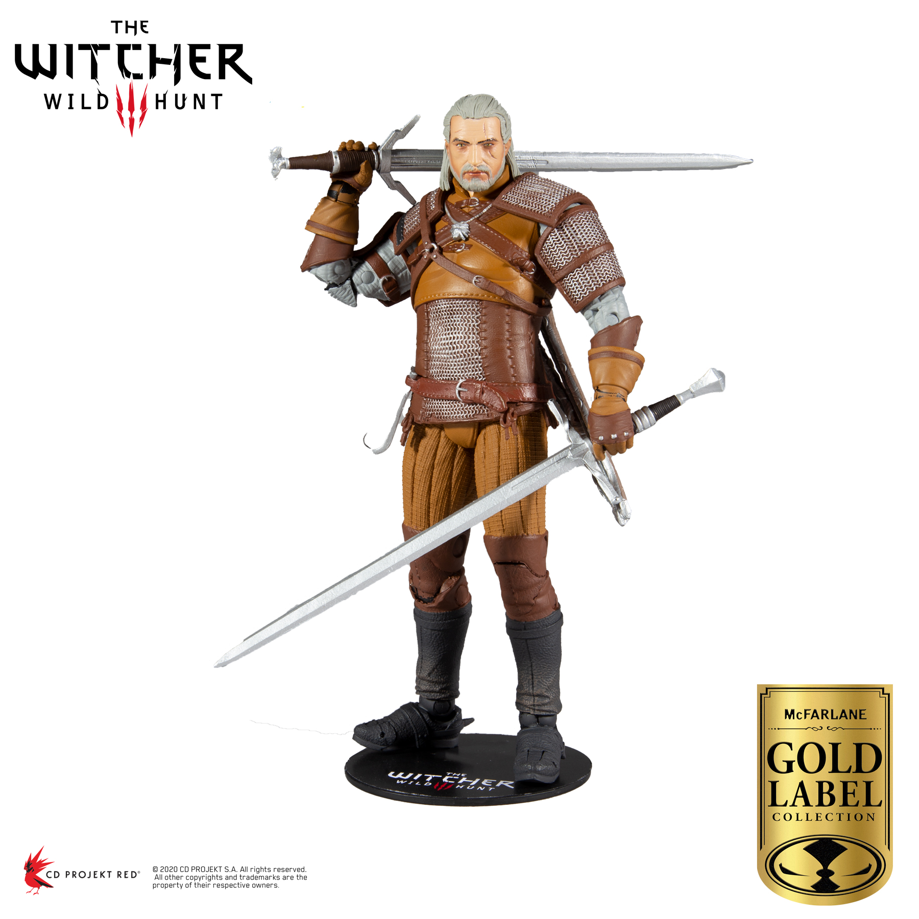 McFarlane The Witcher Geralt of Rivia Gold Label Series 18 cm 