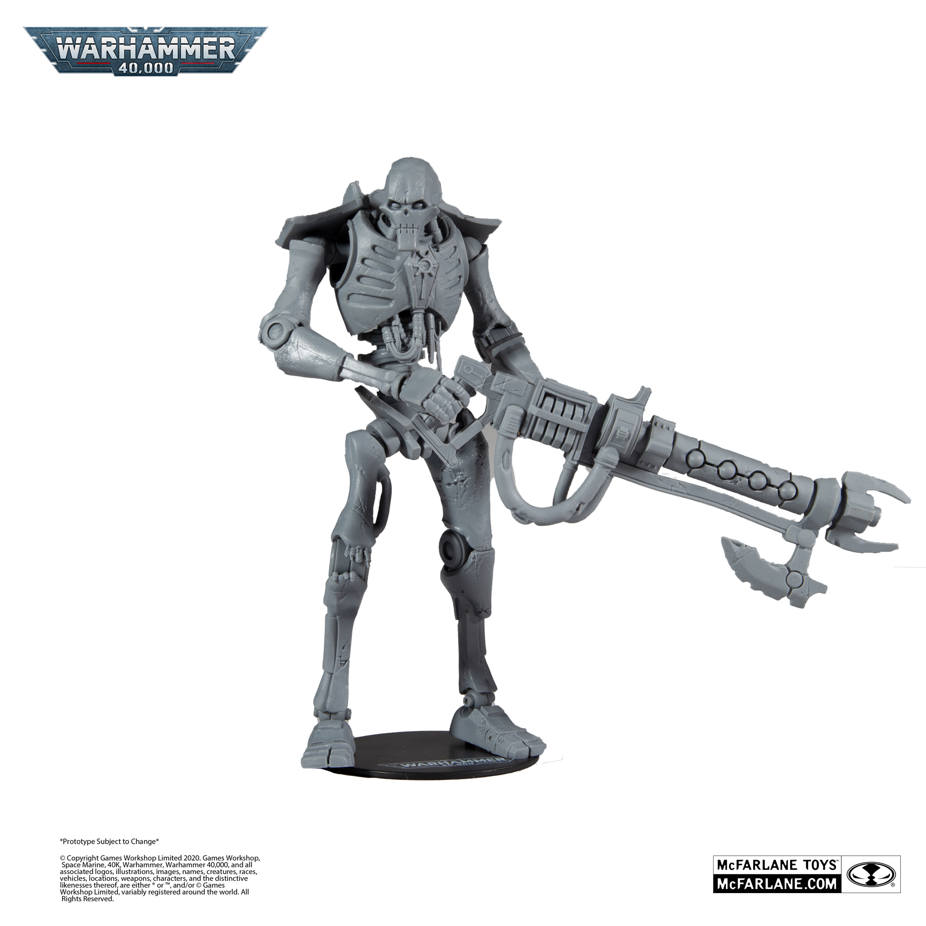  McFarlane Warhammer 40K: Ultramarine, Necron, Unpainted  Ultramarine Action Figure Set of 3 : Toys & Games