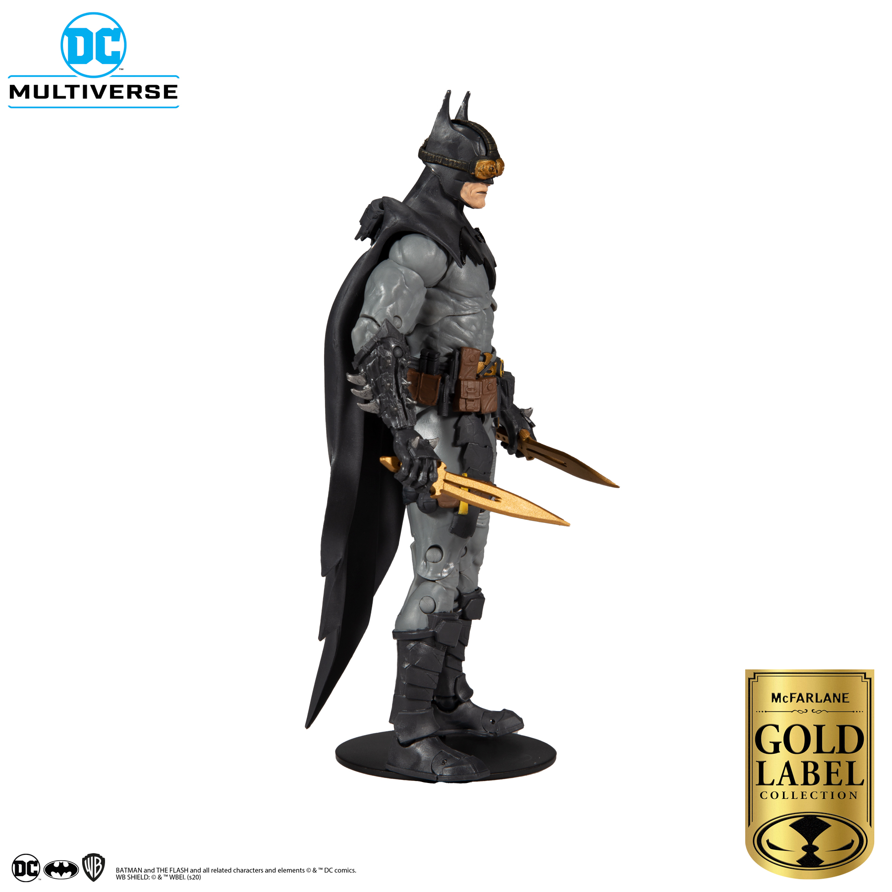 DC Multiverse Actionfigur Batman Designed by Todd McFarlane Gold Label NEU OVP 