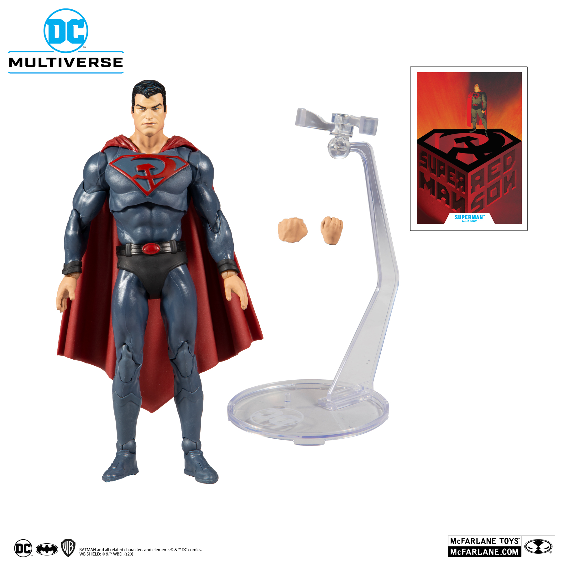 7" Figure DC Direct DC Essentials Superman Black Kryptonian Suit 