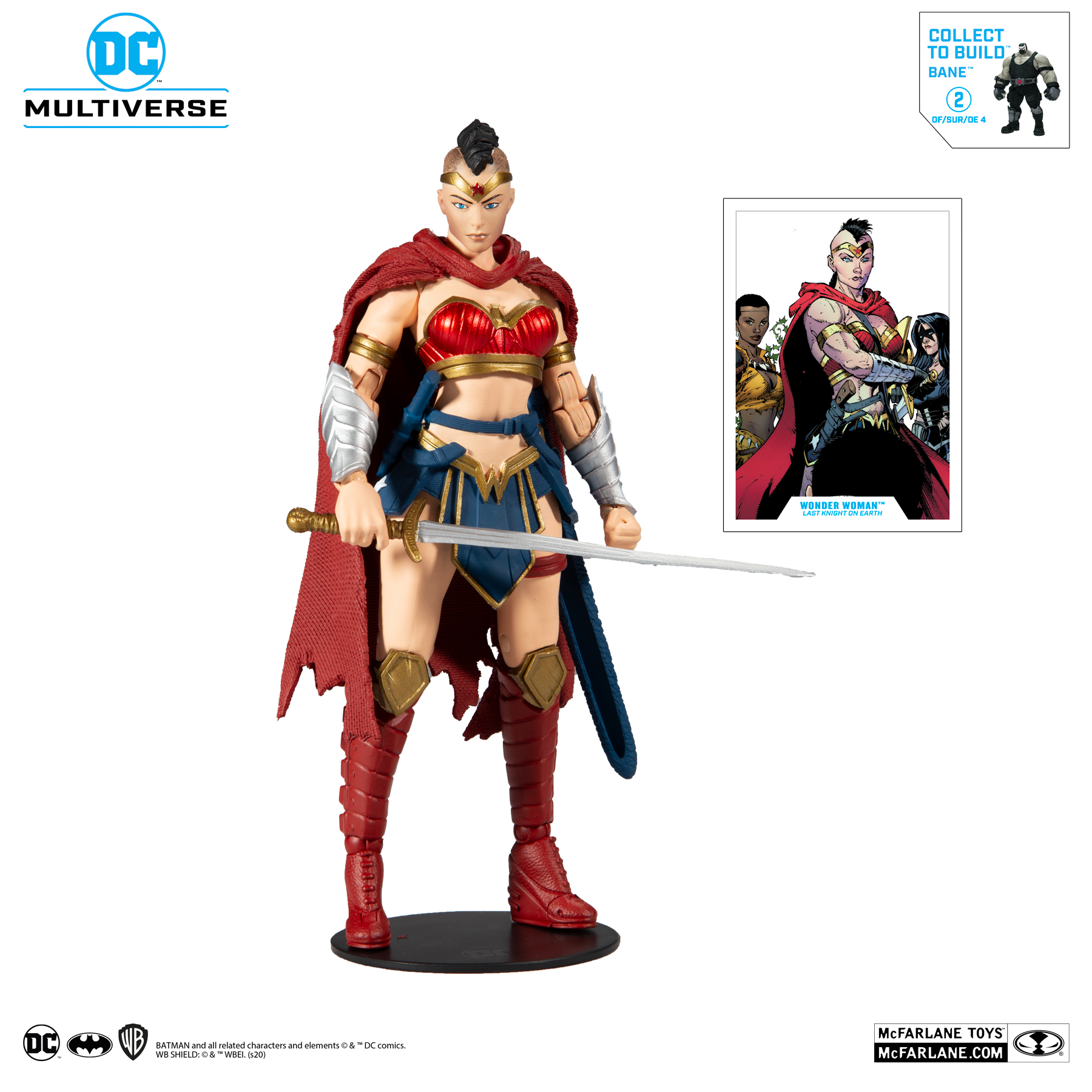 McFarlane Toys DC Multiverse Last Knight on Earth Wonder Woman for sale online 