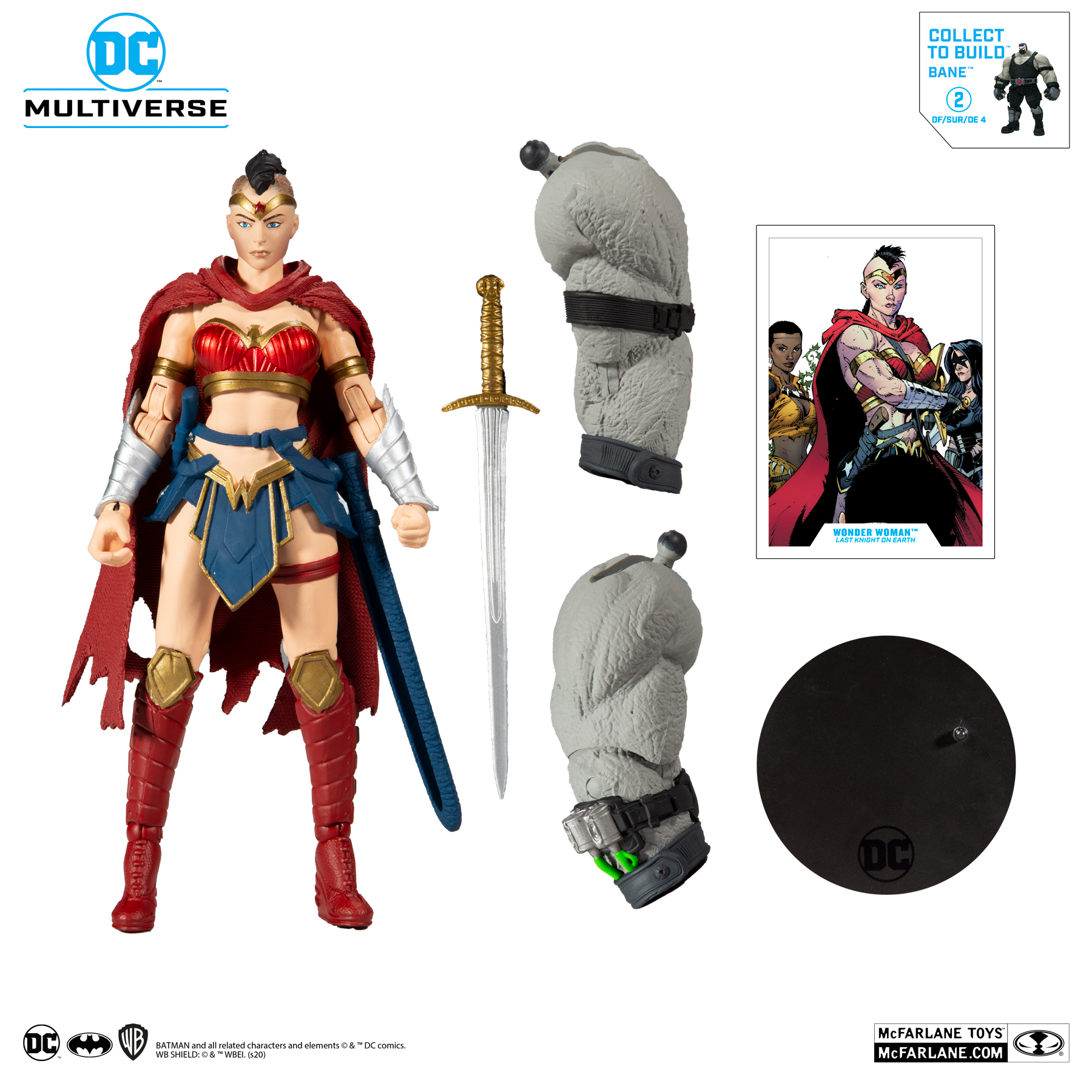 McFarlane Toys DC Multiverse Last Knight on Earth Wonder Woman for sale online