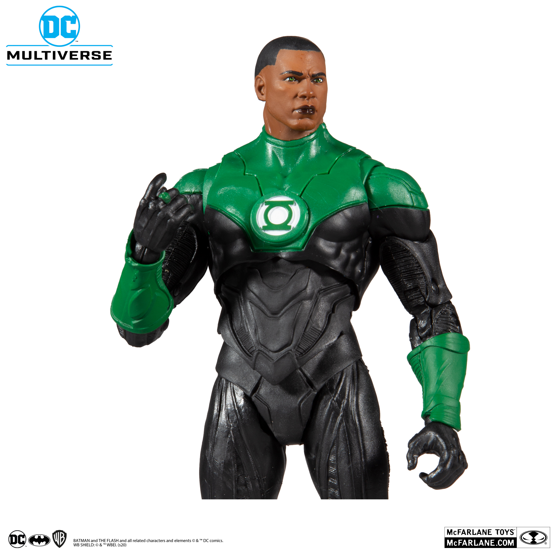 John Stewart DC Universe Super Heroes Retro Series ~ Green Lantern Action Figure 