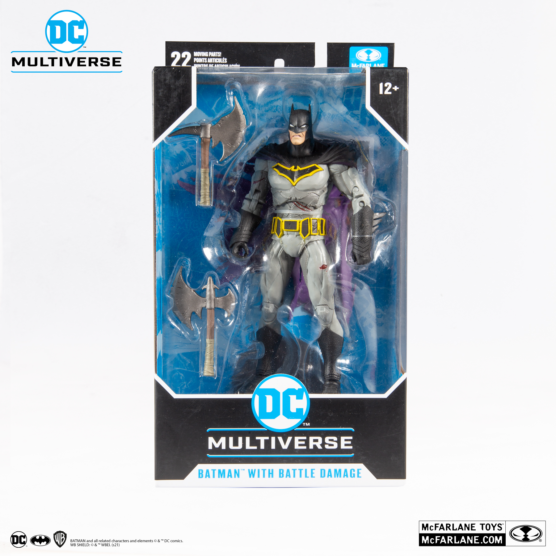 McFarlane DC Multiversum dunkle Nächte Metall-Batman mit Battle Damage lagernd