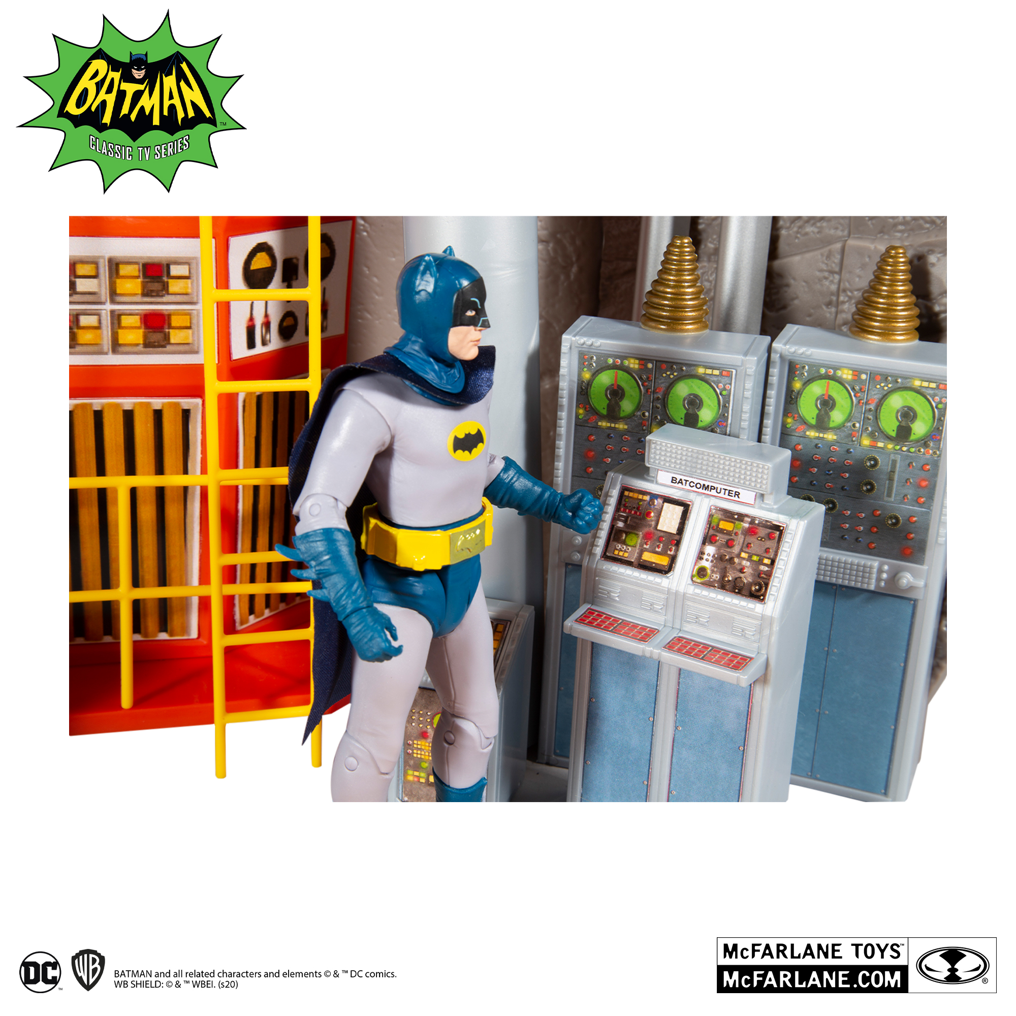 Batman Classic TV Series Batcave Retro Playset 