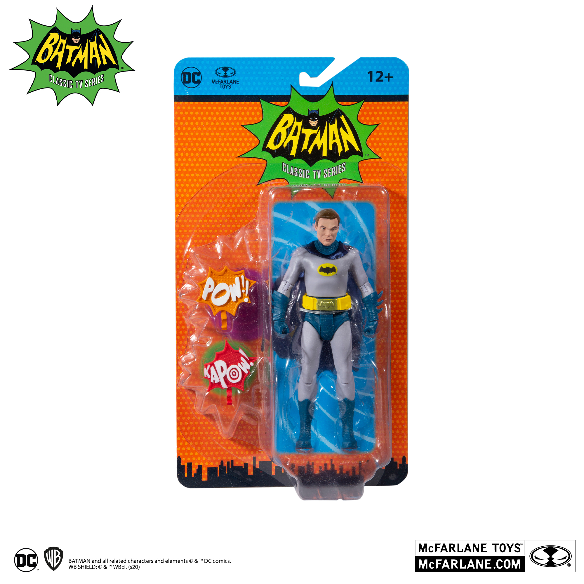 McFarlane Toys DC Retro Actionfigur Classic TV Series Batman 66 Batman Unmasked