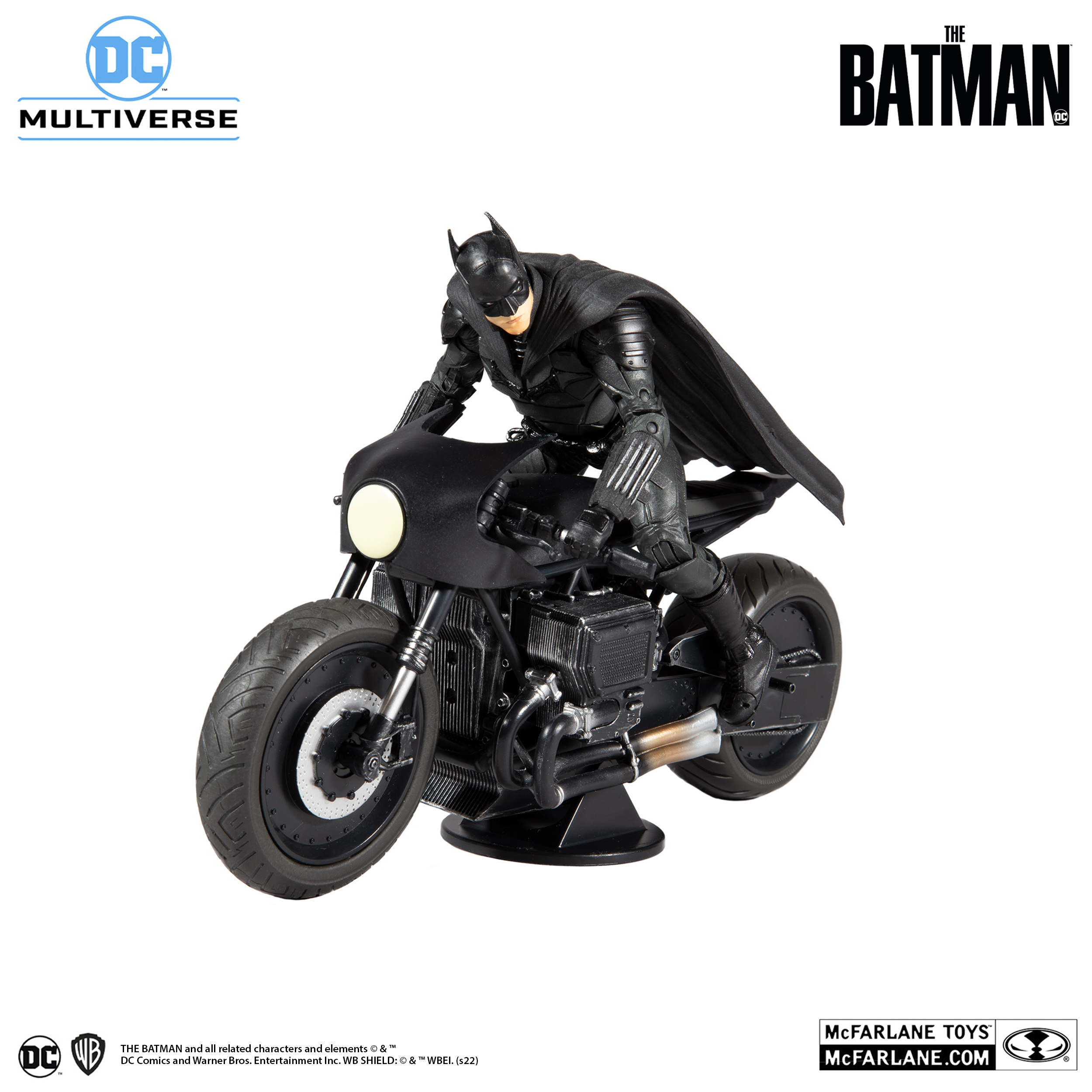 Justic League Batman With Batcycle 