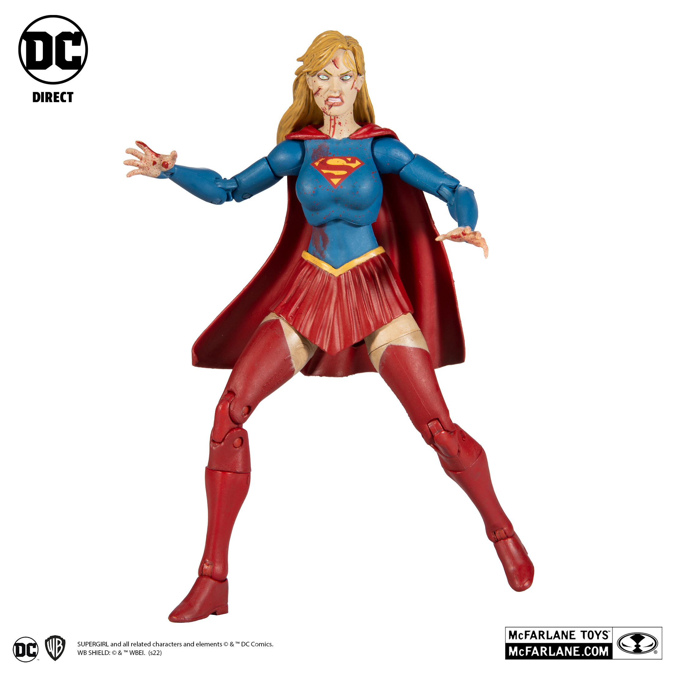 Superwoman Statue Figure Comic Book Super Hero Supergirl Car Accessories Toy 