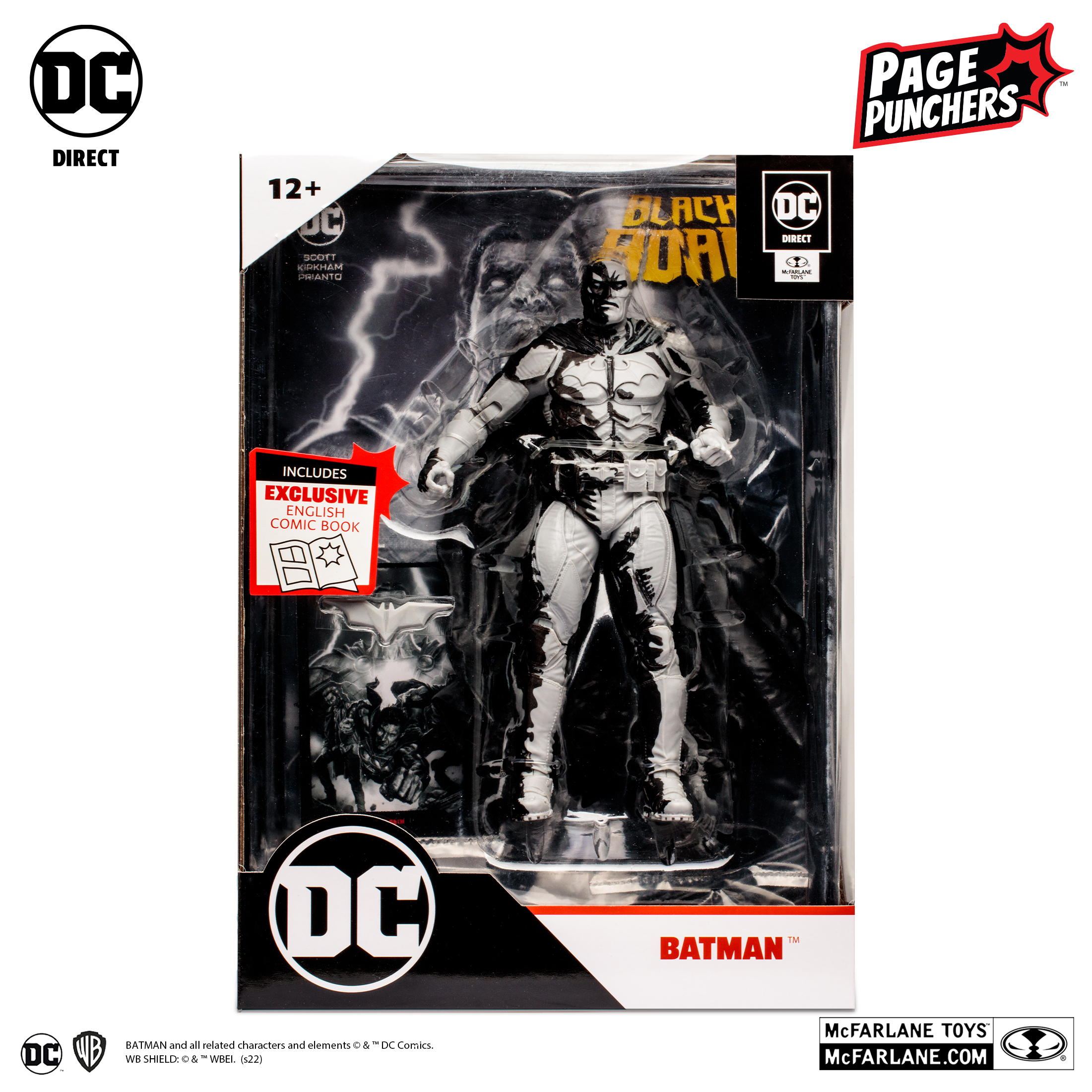 DC Direct 7IN Figure with Comic Black ADAM WV1 McFarlane Toys Black ADAM 