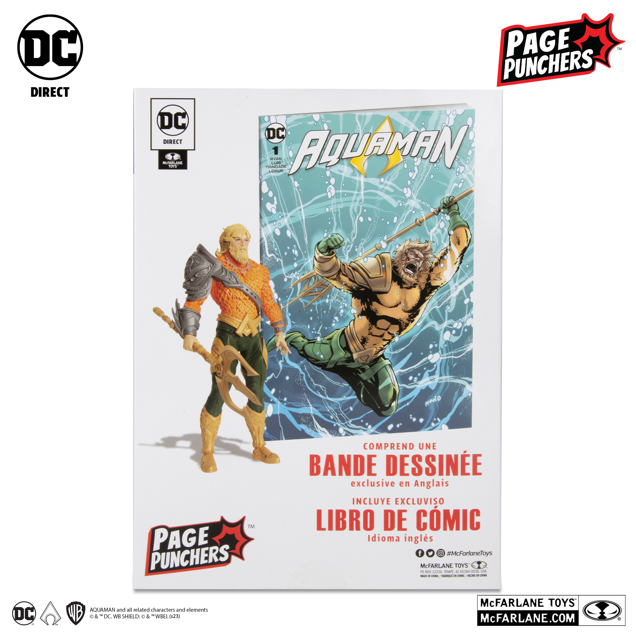 McFarlane Toys - Another wave of Page Punchers is here! Aquaman 7 scale  figure from the brand new Aquaman comic is available for pre-order NOW at  select retailers! ➡️  Includes a