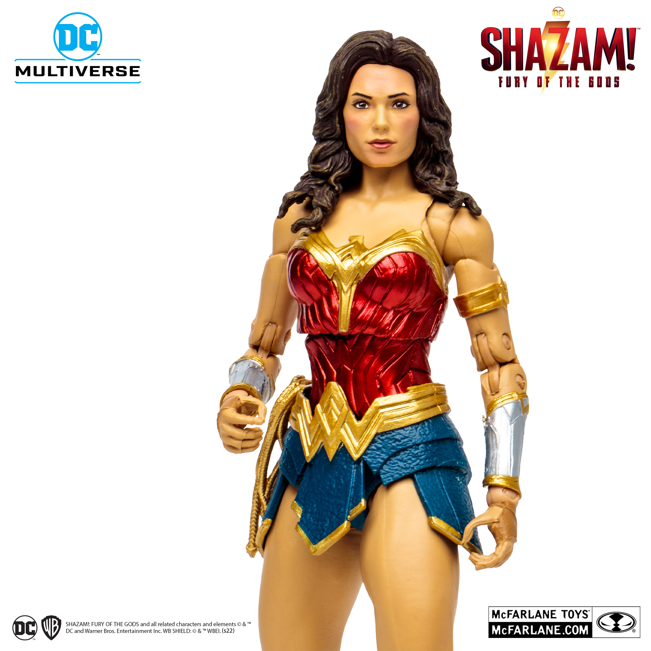 McFarlane Toys - Wonder Woman™ from Shazam! Fury of the Gods is available  for pre-order NOW at select retailers! ➡️   7 scale figure includes  unfurled lasso, wrapped lasso, tiara boomerang, a
