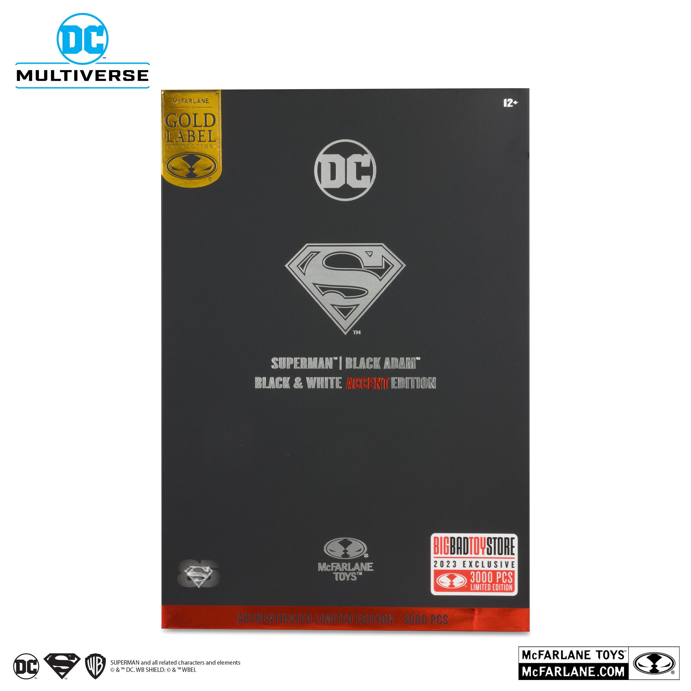 Superman (Page Punchers) Black & White Accent Edition (Gold Label)