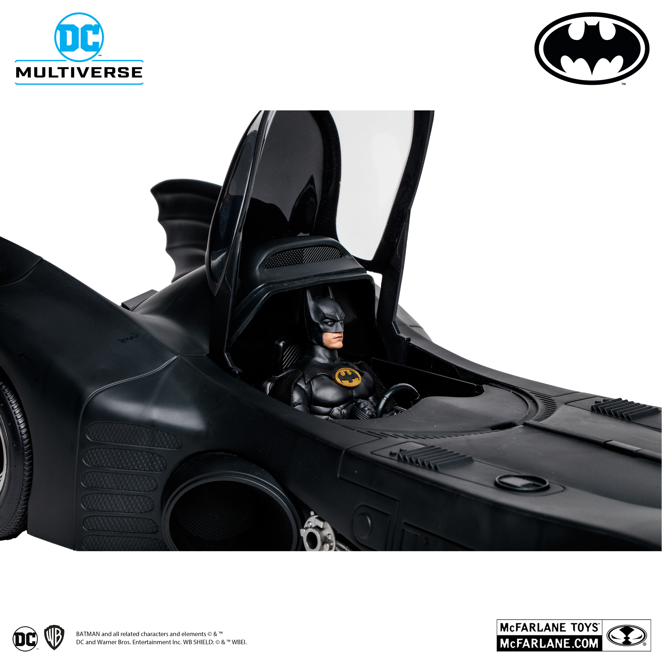 McFarlane Toys opens preorders for Gold Label 89 Batman with Batmobile
