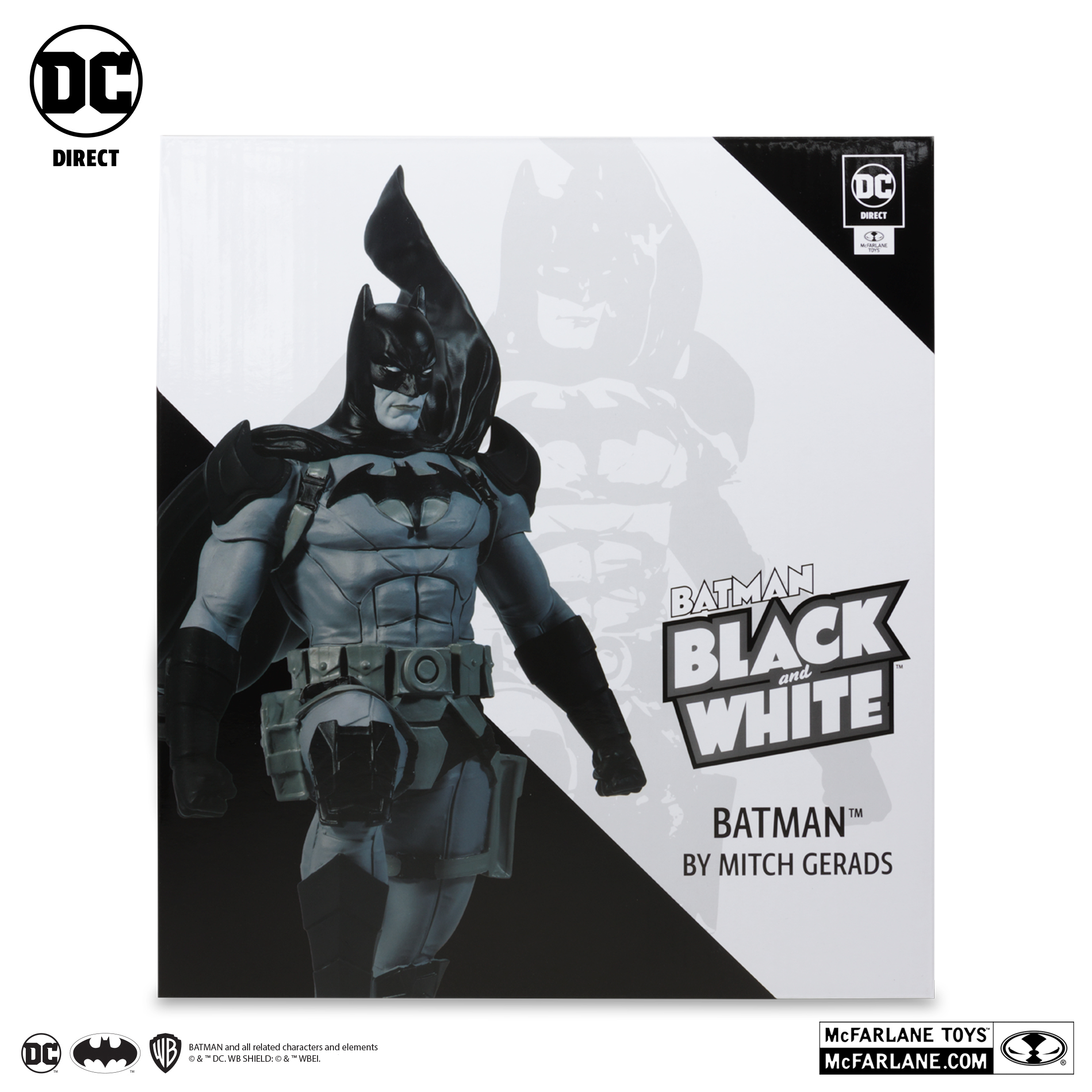 DC Shop: BATMAN DC Direct Black and White by Mitch Gerads 1/10 Scale Statue
