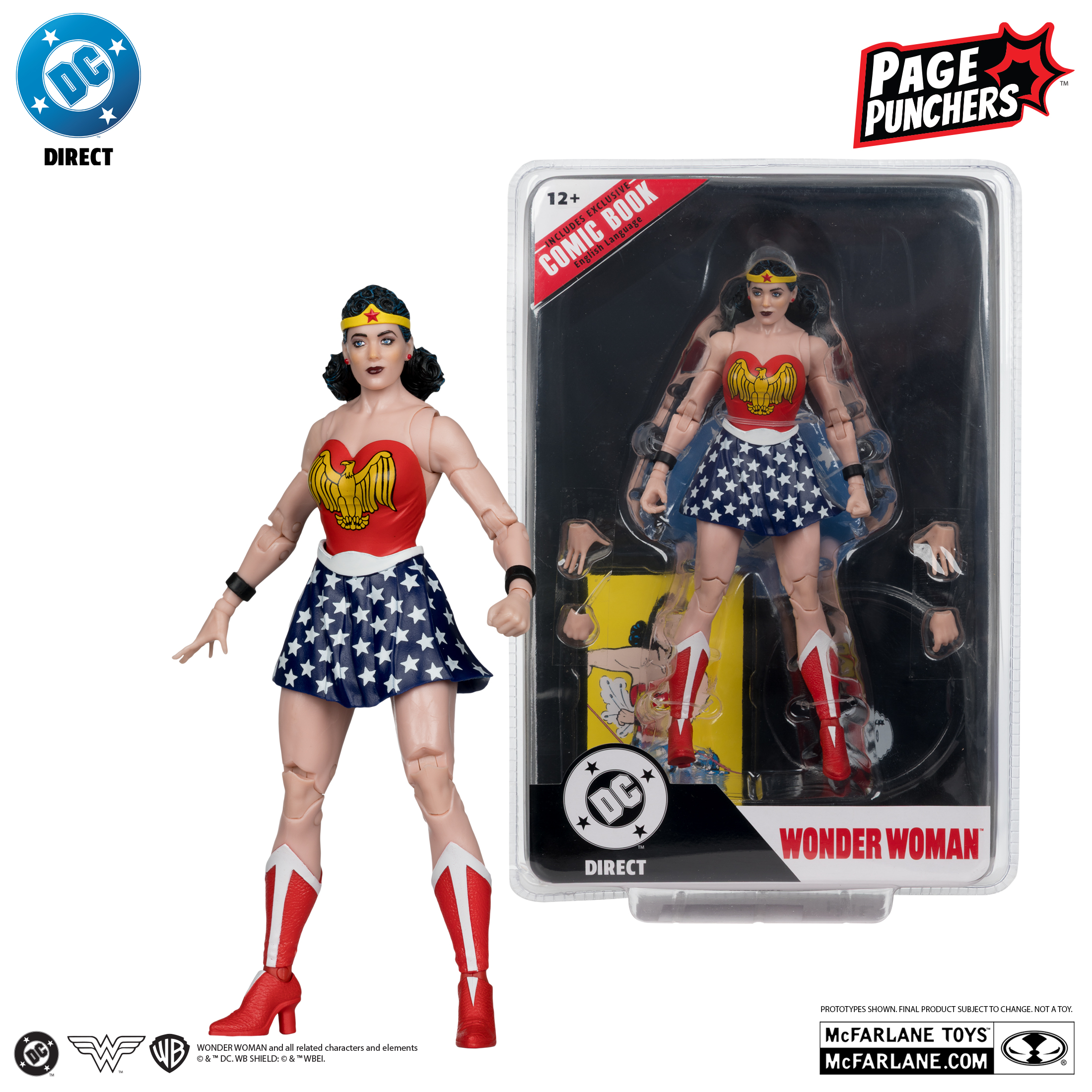 Wonder Woman (Wonder Woman #1) 7in Action Figure with Comic